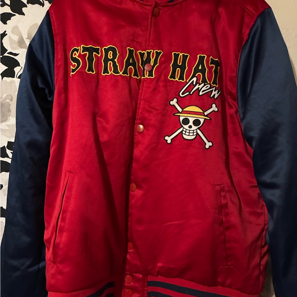 Straw Hat Crew Kids Red and Blue Jacket